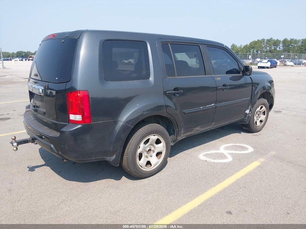 5FNYF3H25AB020630 2010 HONDA PILOT photo no. 4
