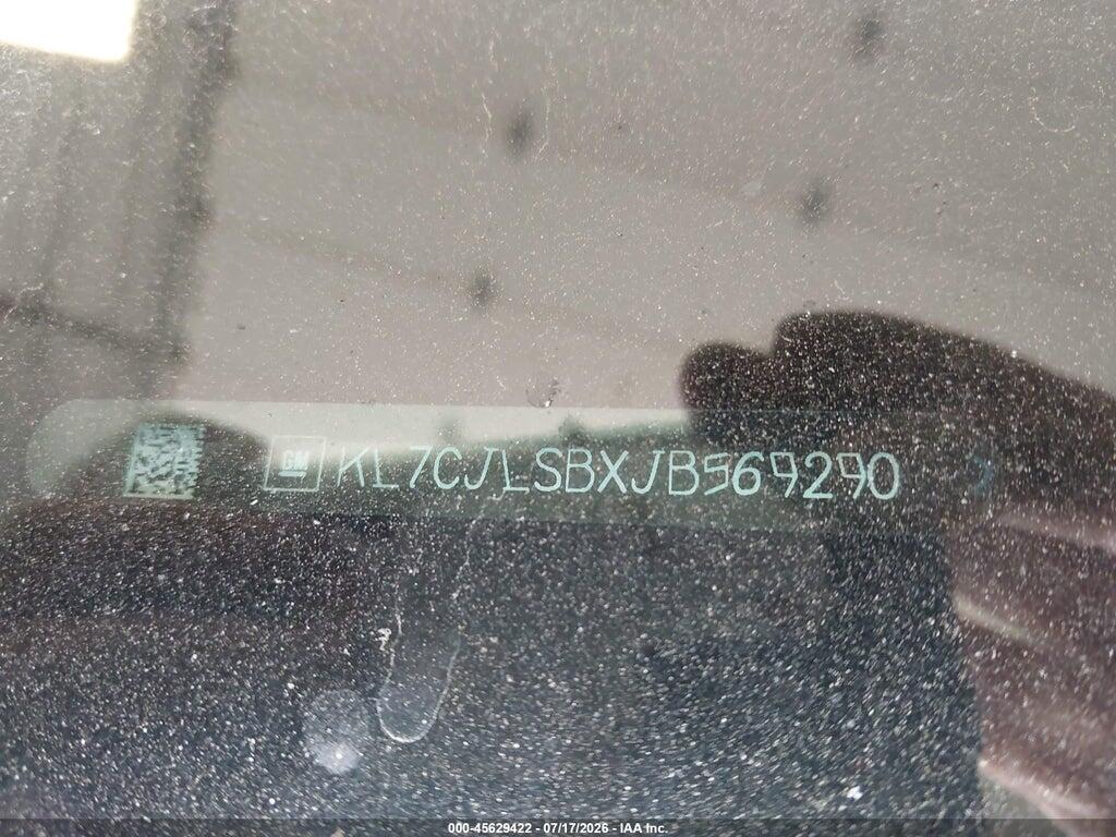 KL7CJLSBXJB569290 2018 CHEVROLET TRAX photo no. 9