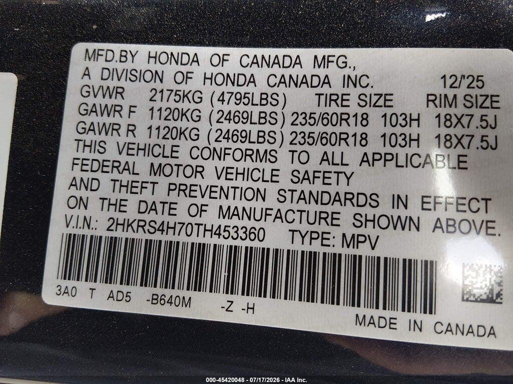 2HKRS4H70TH453360 2026 HONDA CR-V photo no. 9