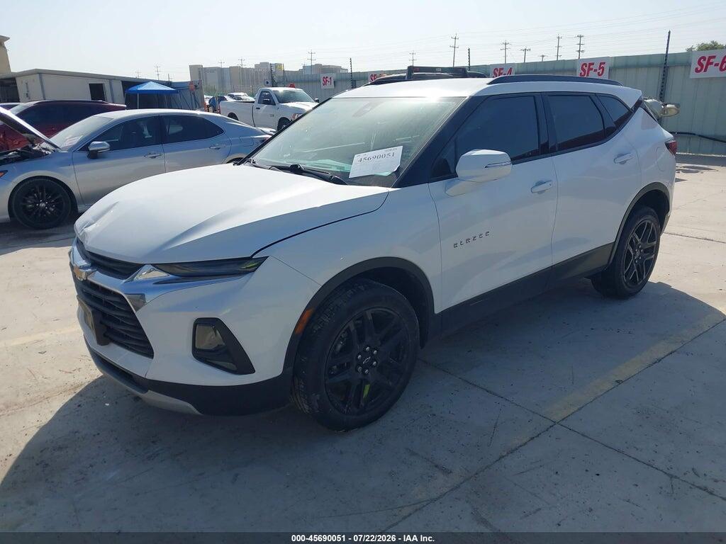 3GNKBDR40NS202263 2022 CHEVROLET BLAZER photo no. 2