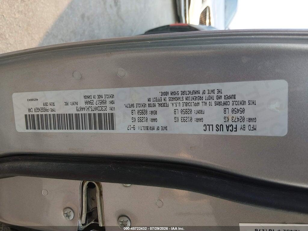 2C3CDXAT5JH144079 2018 DODGE CHARGER photo no. 9