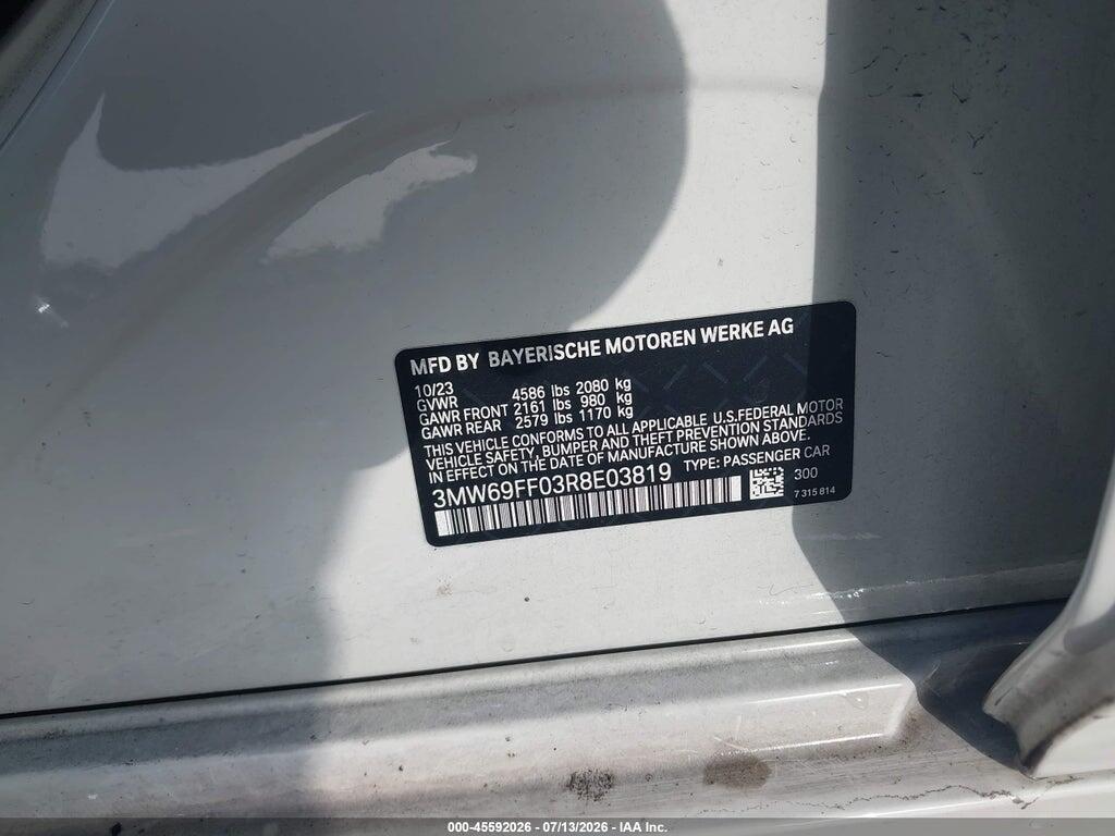 3MW69FF03R8E03819 2024 BMW 330I photo no. 9