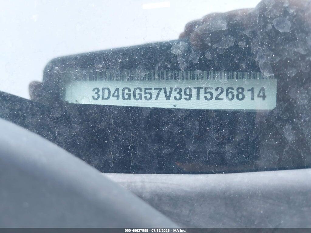 3D4GG57V39T526814 2009 DODGE JOURNEY photo no. 9