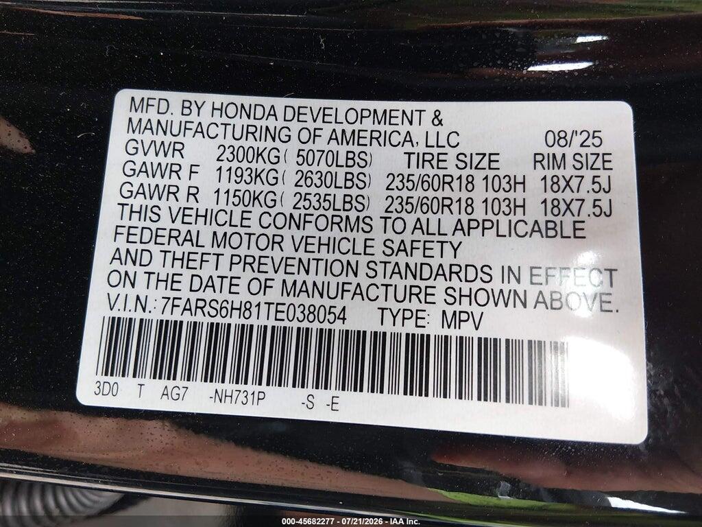7FARS6H81TE038054 2026 HONDA CR-V HYBRID photo no. 9