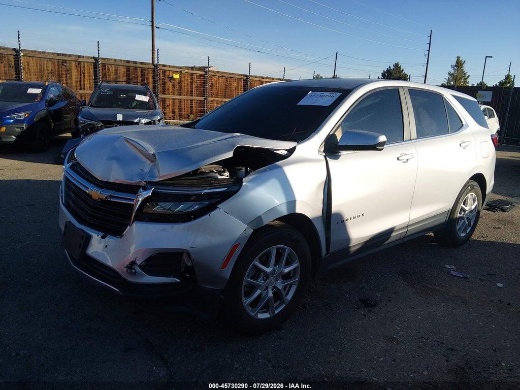 3GNAXTEV3NL137537 2022 CHEVROLET EQUINOX photo no. 2