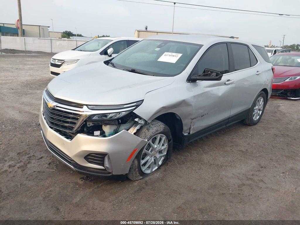 3GNAXKEV1NL205201 2022 CHEVROLET EQUINOX photo no. 2