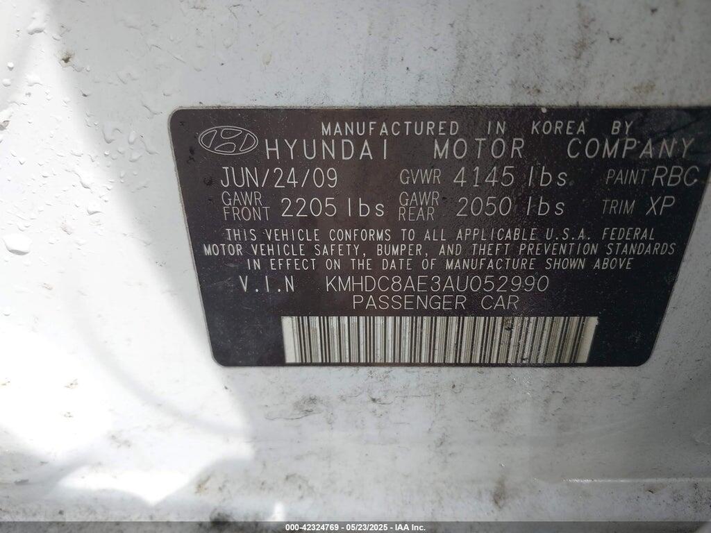 KMHDC8AE3AU052990 2010 HYUNDAI ELANTRA TOURING photo no. 9