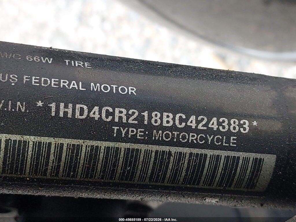 1HD4CR218BC424383 2011 HARLEY-DAVIDSON XL883 photo no. 10