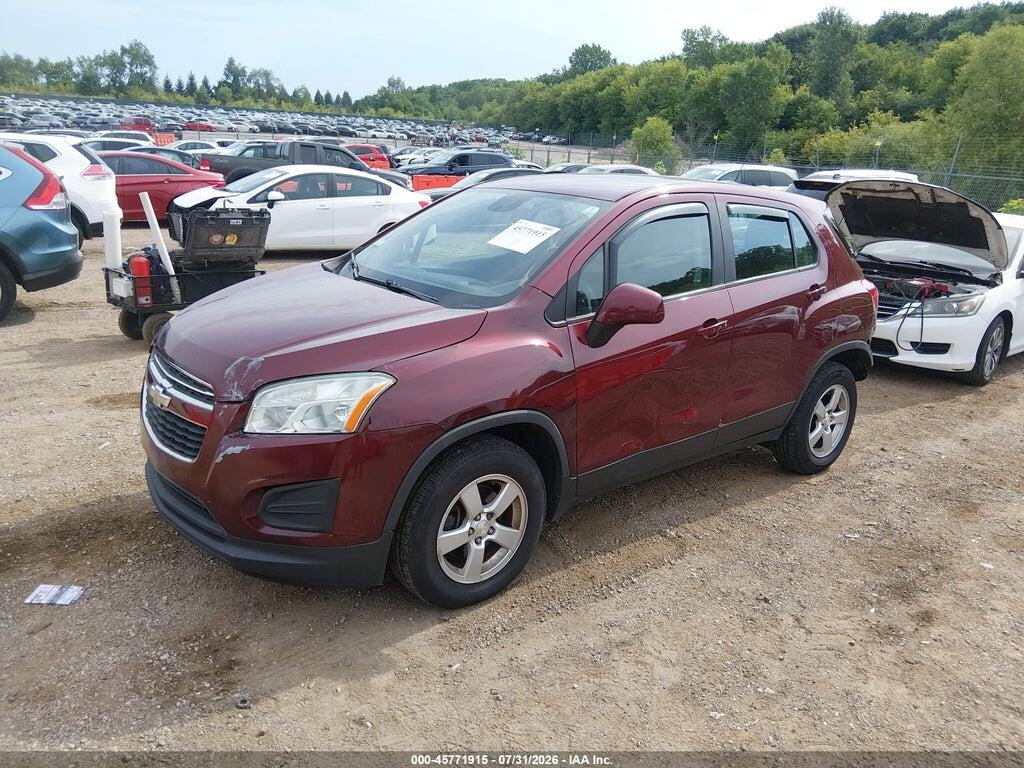3GNCJNSB6GL226604 2016 CHEVROLET TRAX photo no. 2