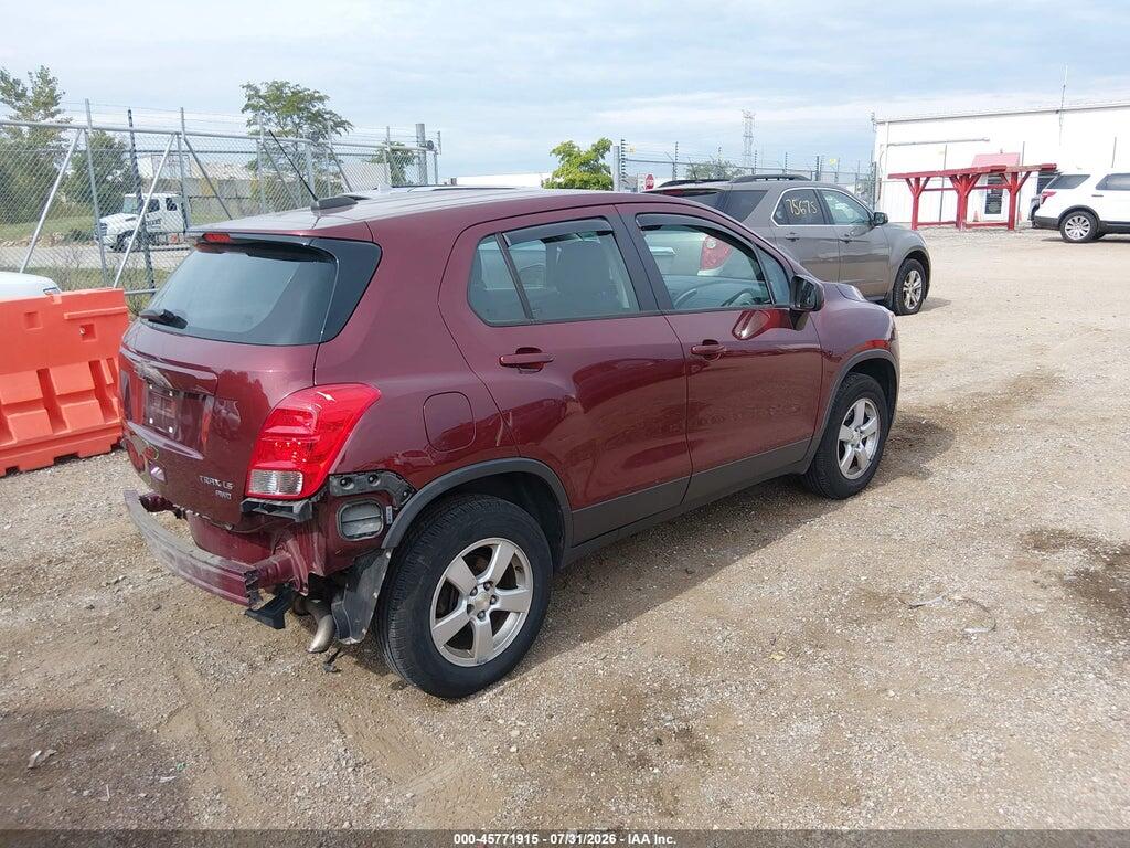 3GNCJNSB6GL226604 2016 CHEVROLET TRAX photo no. 4