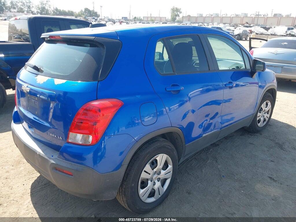 KL7CJKSB2GB521303 2016 CHEVROLET TRAX photo no. 4