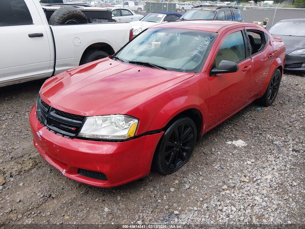 1C3CDZAG2EN149462 2014 DODGE AVENGER photo no. 2