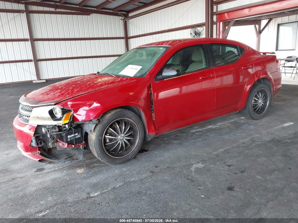 1C3CDZAB7EN181392 2014 DODGE AVENGER photo no. 2