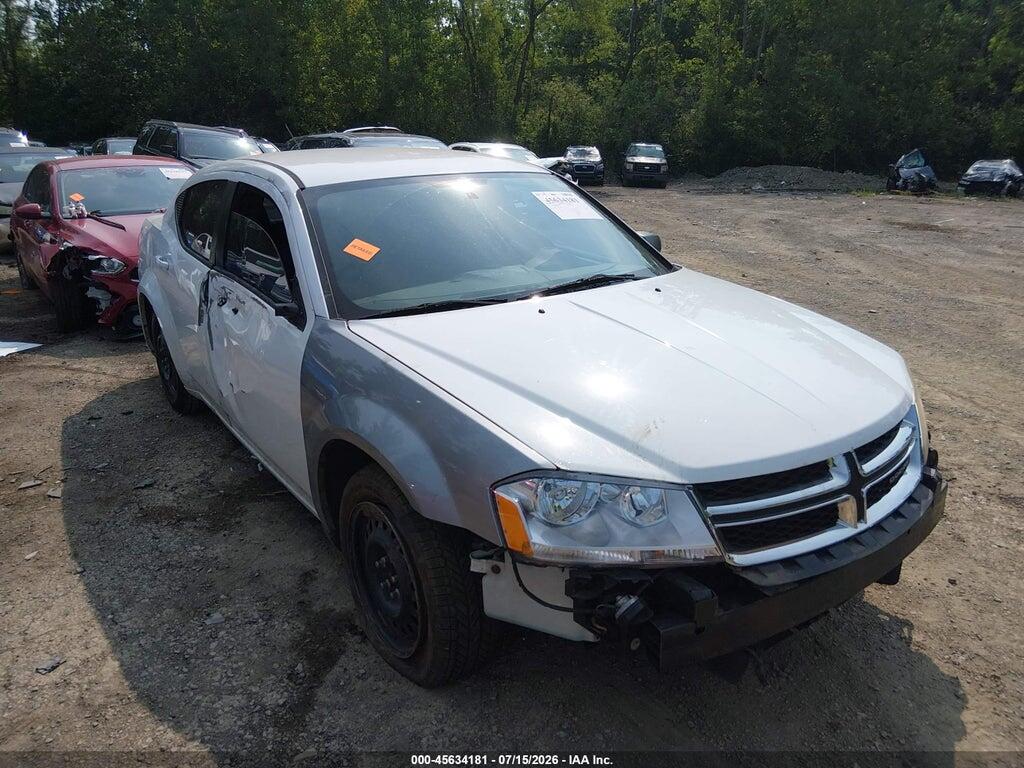 1C3CDZAB7EN166259 2014 DODGE AVENGER photo no. 1
