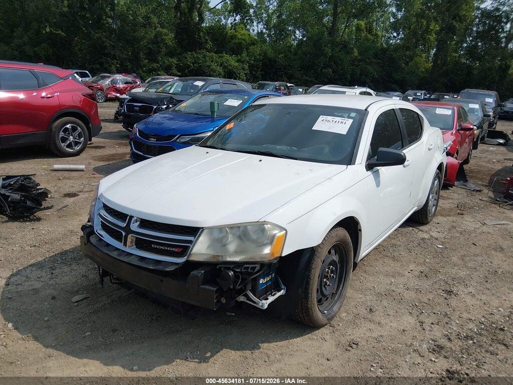 1C3CDZAB7EN166259 2014 DODGE AVENGER photo no. 2