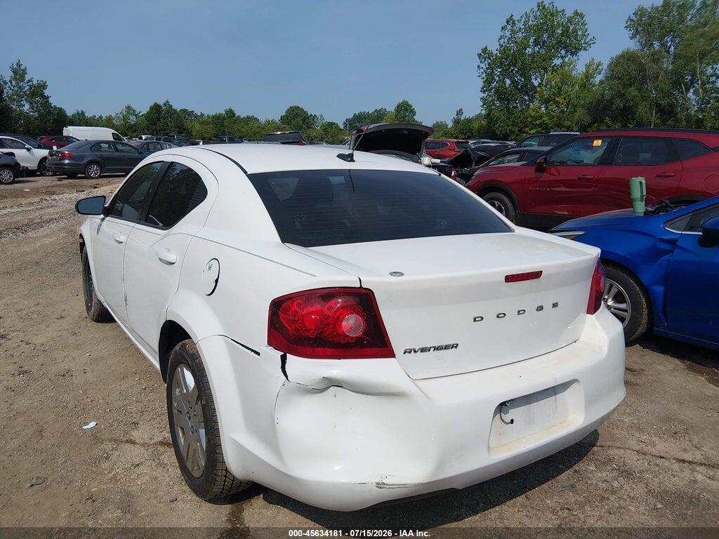 1C3CDZAB7EN166259 2014 DODGE AVENGER photo no. 3