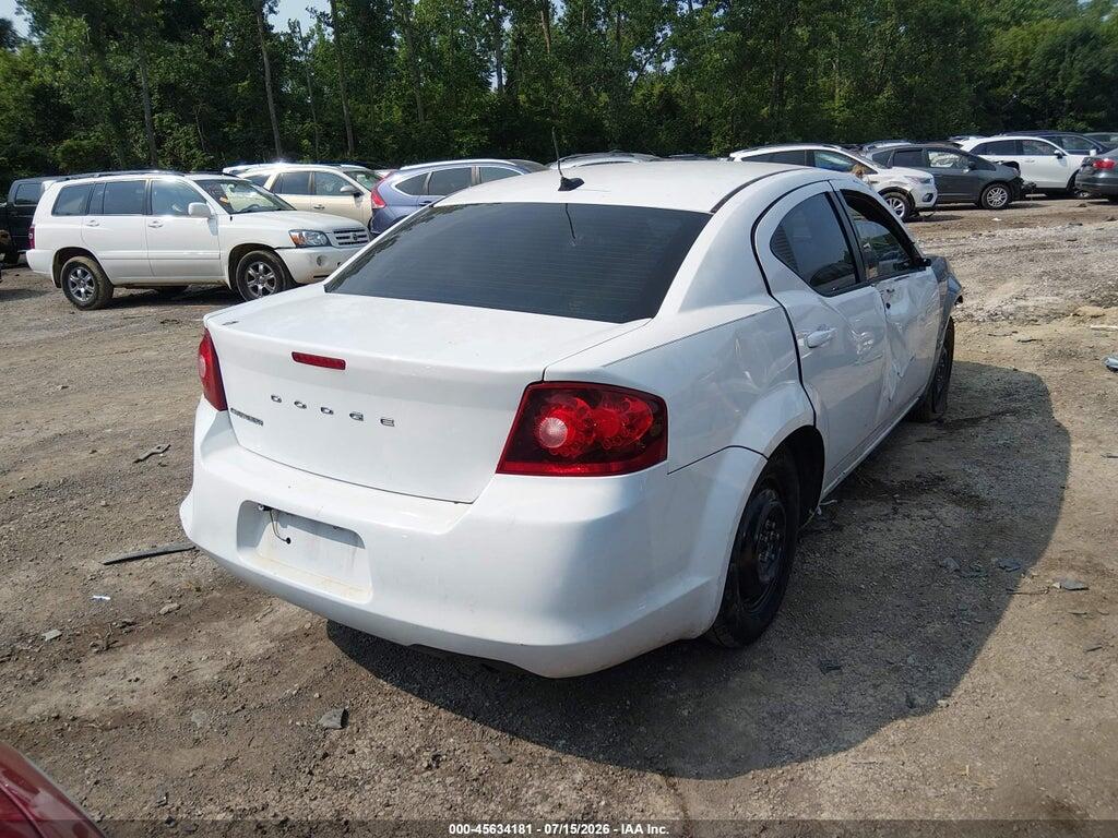 1C3CDZAB7EN166259 2014 DODGE AVENGER photo no. 4