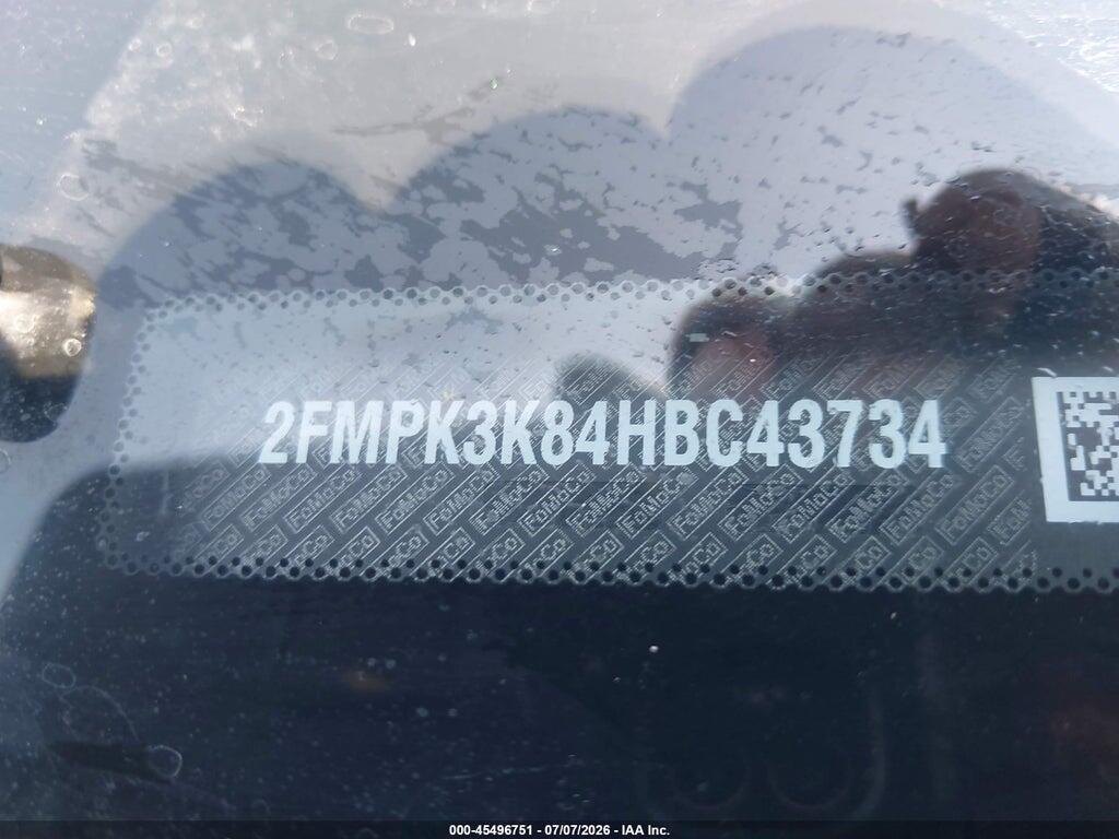 2FMPK3K84HBC43734 2017 FORD EDGE photo no. 9