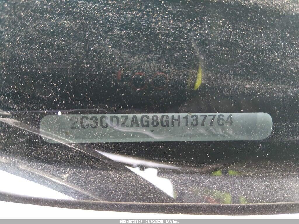 2C3CDZAG8GH137764 2016 DODGE CHALLENGER photo no. 9