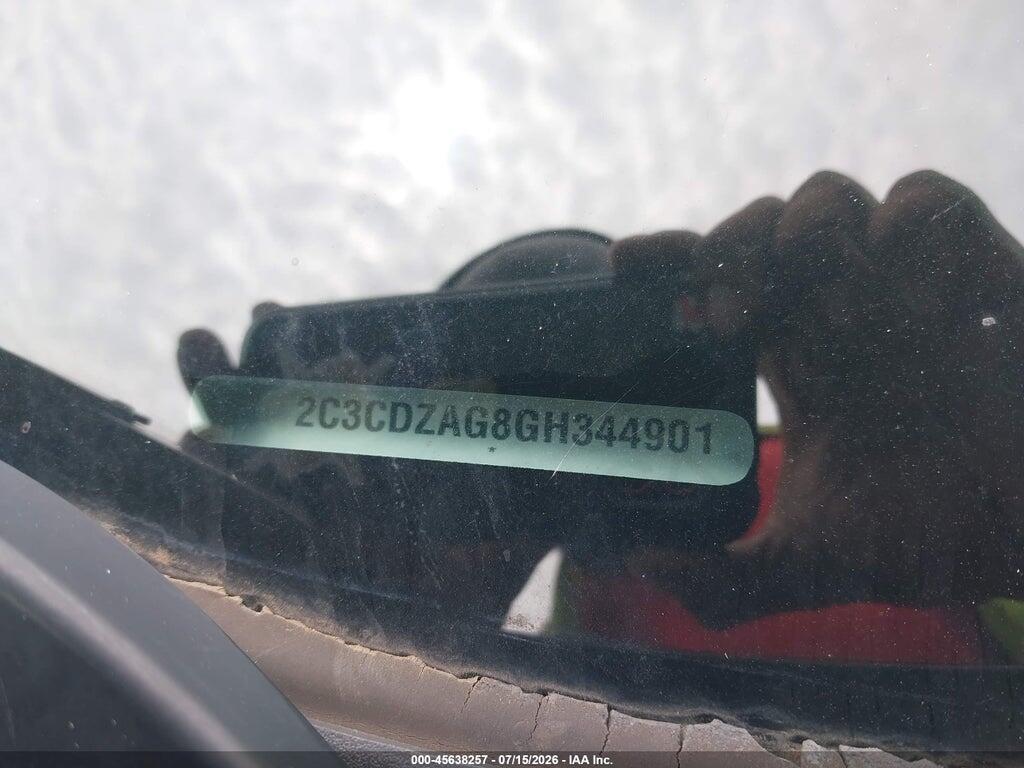 2C3CDZAG8GH344901 2016 DODGE CHALLENGER photo no. 9
