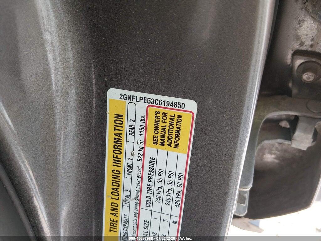 2GNFLPE53C6194850 2012 CHEVROLET EQUINOX photo no. 9