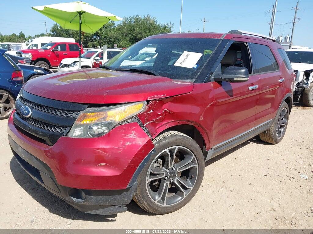1FM5K7D86DGA58549 2013 FORD EXPLORER photo no. 2