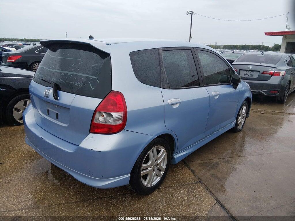 JHMGD37648S009930 2008 HONDA FIT photo no. 4