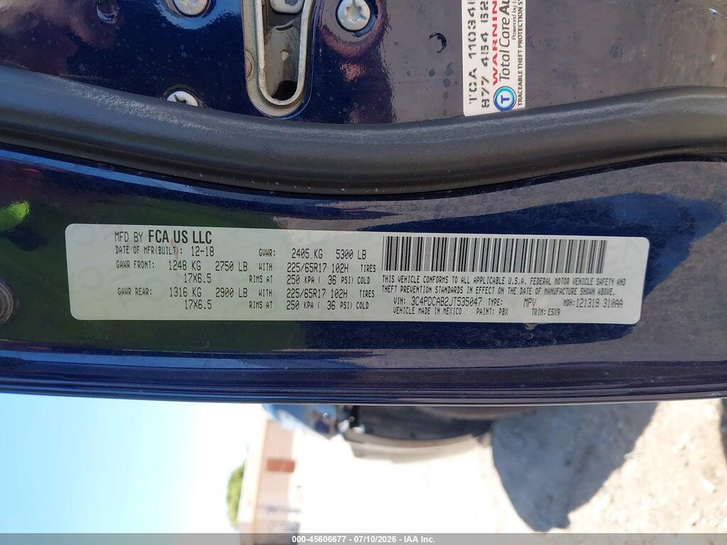 3C4PDCAB2JT535047 2018 DODGE JOURNEY photo no. 9