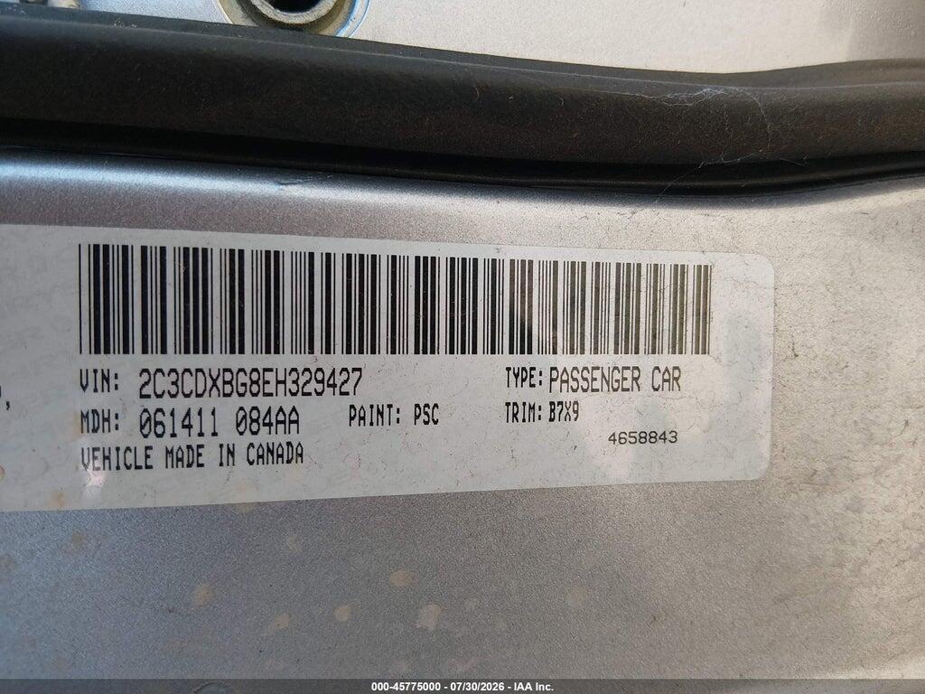 2C3CDXBG8EH329427 2014 DODGE CHARGER photo no. 9