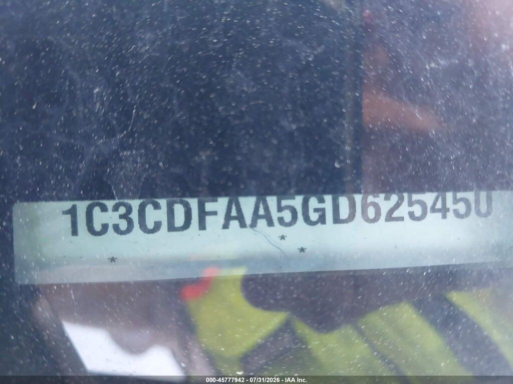 1C3CDFAA5GD625450 2016 DODGE DART photo no. 9