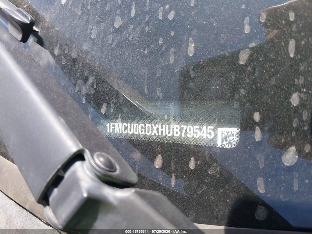 1FMCU0GDXHUB79545 2017 FORD ESCAPE photo no. 12