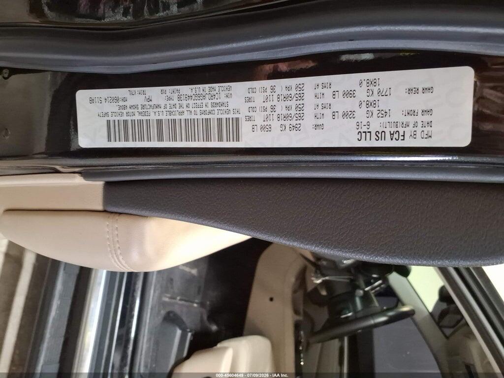 1C4RDJAG6GC449138 2016 DODGE DURANGO photo no. 9