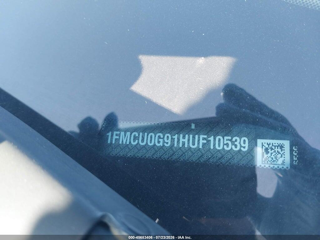1FMCU0G91HUF10539 2017 FORD ESCAPE photo no. 9