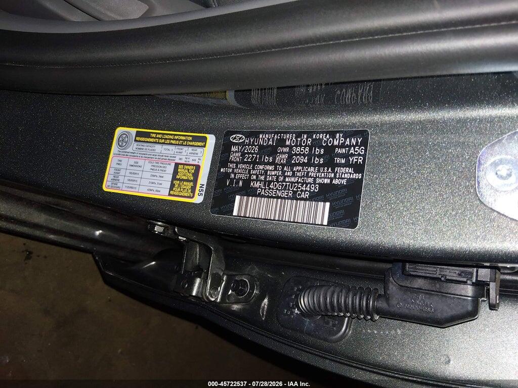 KMHLL4DG7TU254493 2026 HYUNDAI ELANTRA photo no. 9