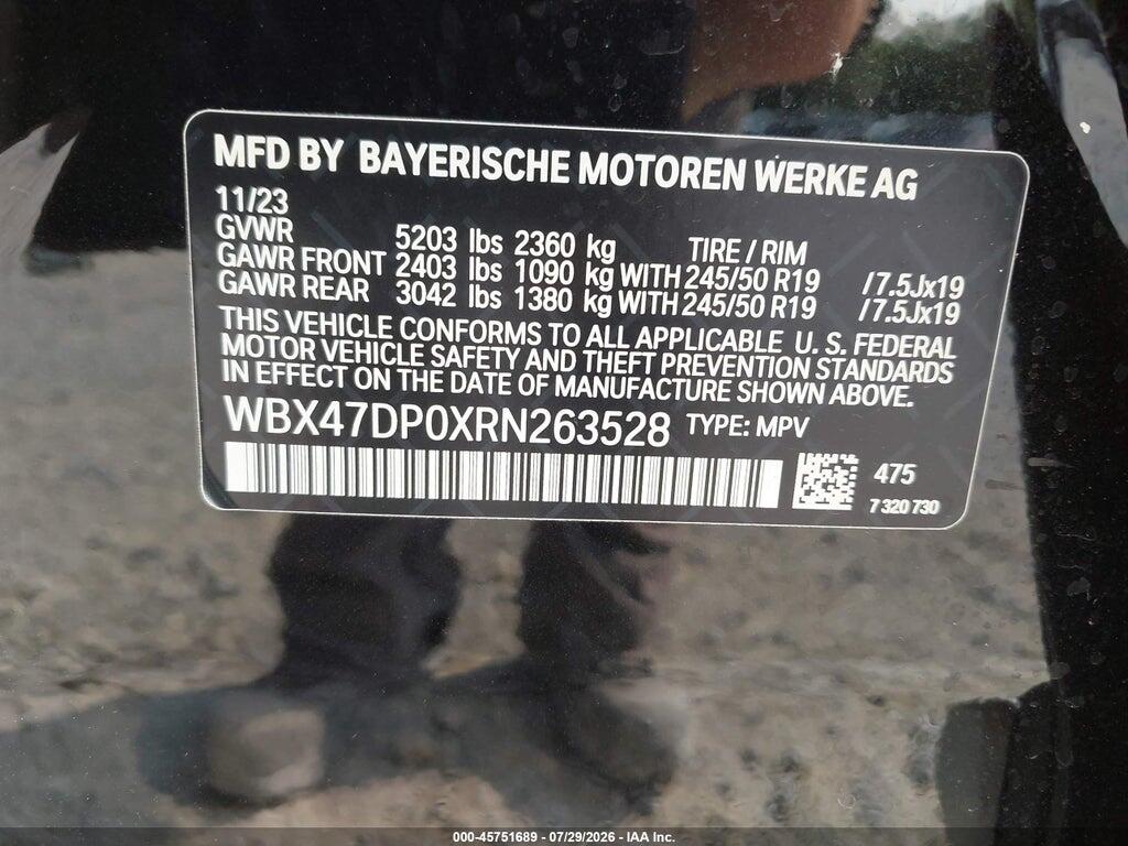 WBX47DP0XRN263528 2024 BMW X3 photo no. 9