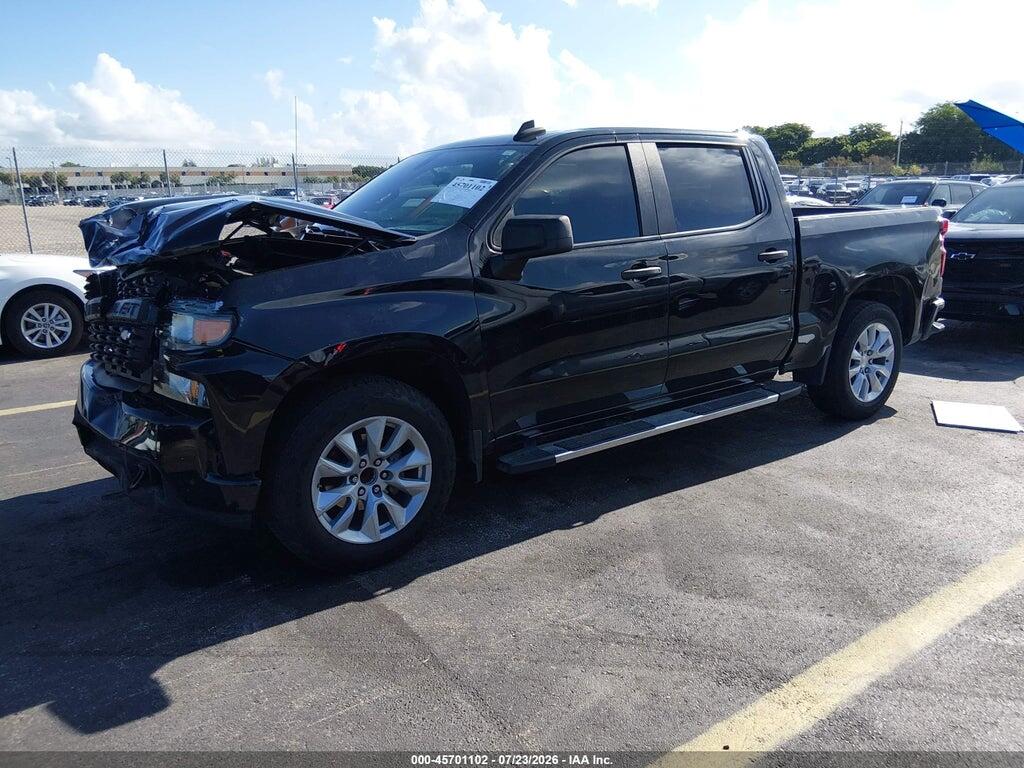 1GCPWBEK0NZ159915 2022 CHEVROLET SILVERADO 1500 LTD photo no. 2