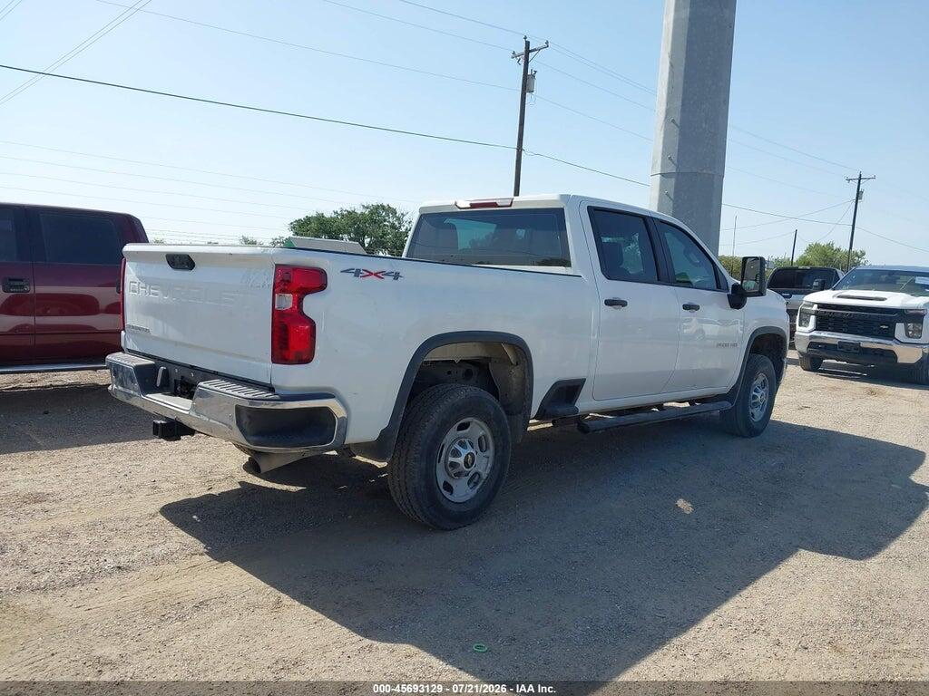 1GC4YLE73NF193797 2022 CHEVROLET SILVERADO 2500HD photo no. 4