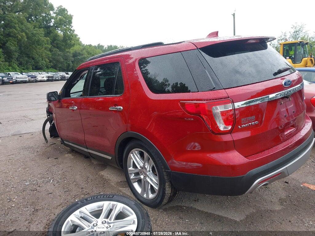 1FM5K8F85HGE37552 2017 FORD EXPLORER photo no. 3
