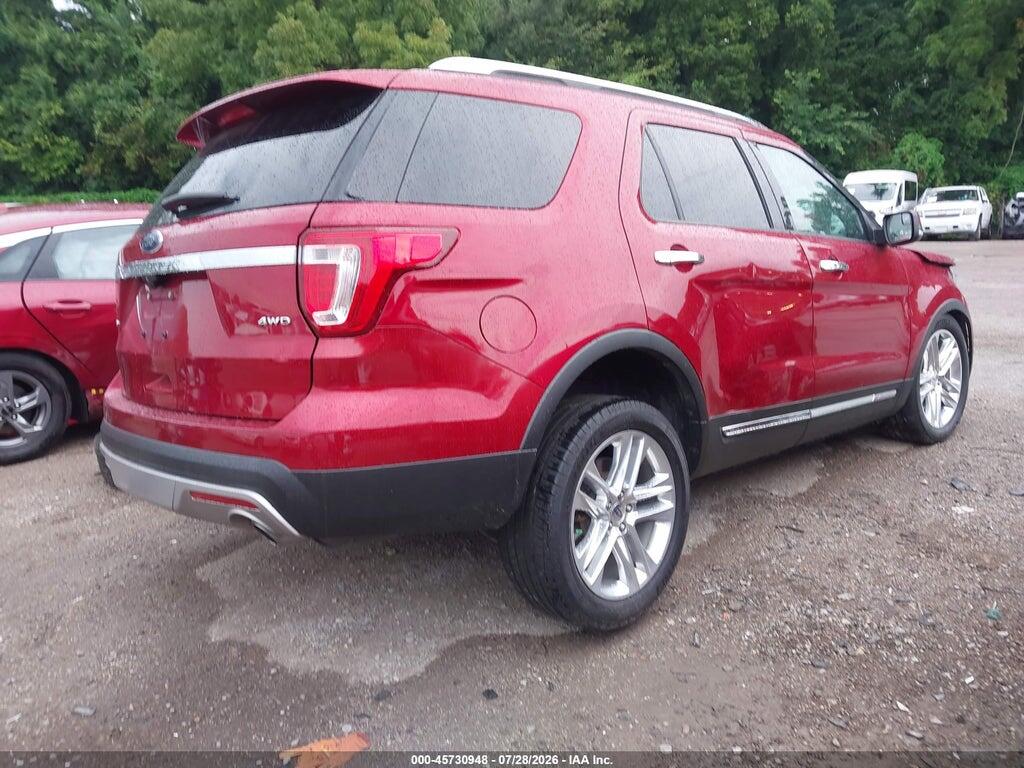 1FM5K8F85HGE37552 2017 FORD EXPLORER photo no. 4