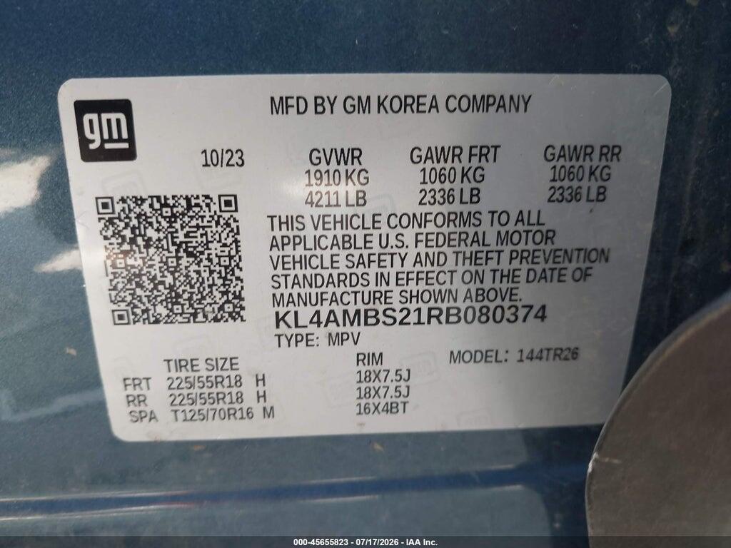 KL4AMBS21RB080374 2024 BUICK ENCORE GX photo no. 9