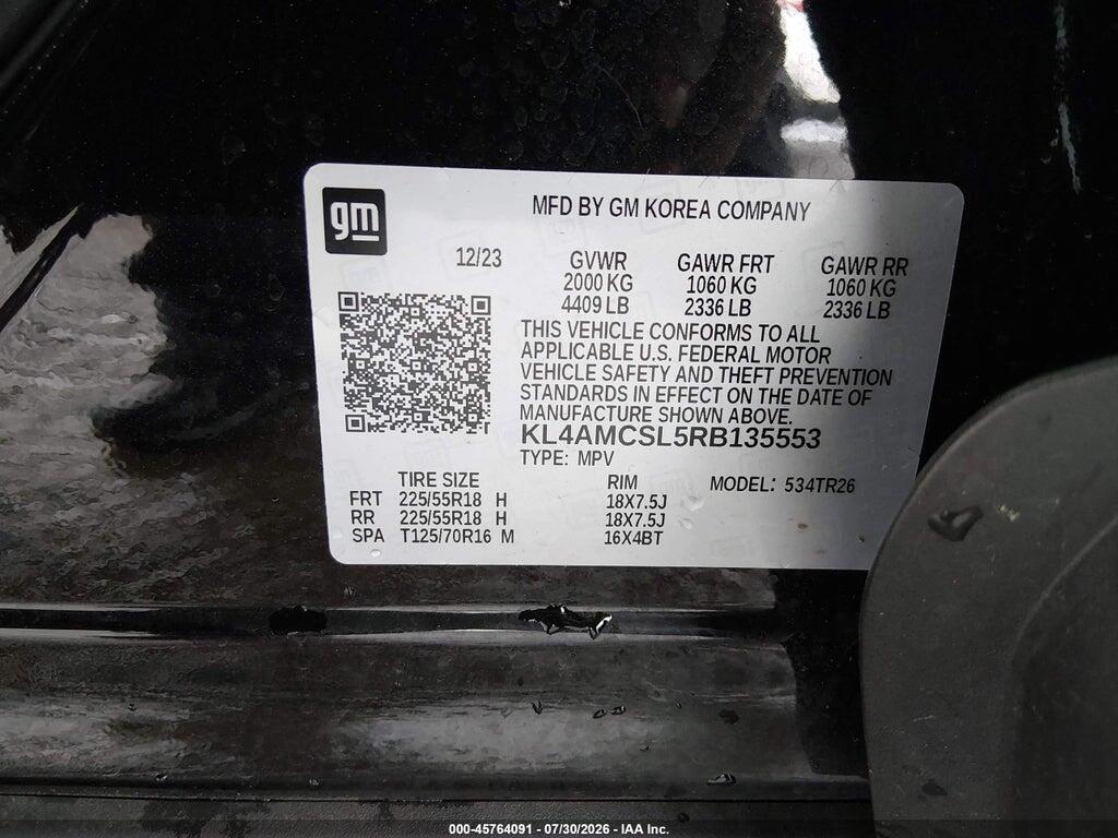 KL4AMCSL5RB135553 2024 BUICK ENCORE GX photo no. 9