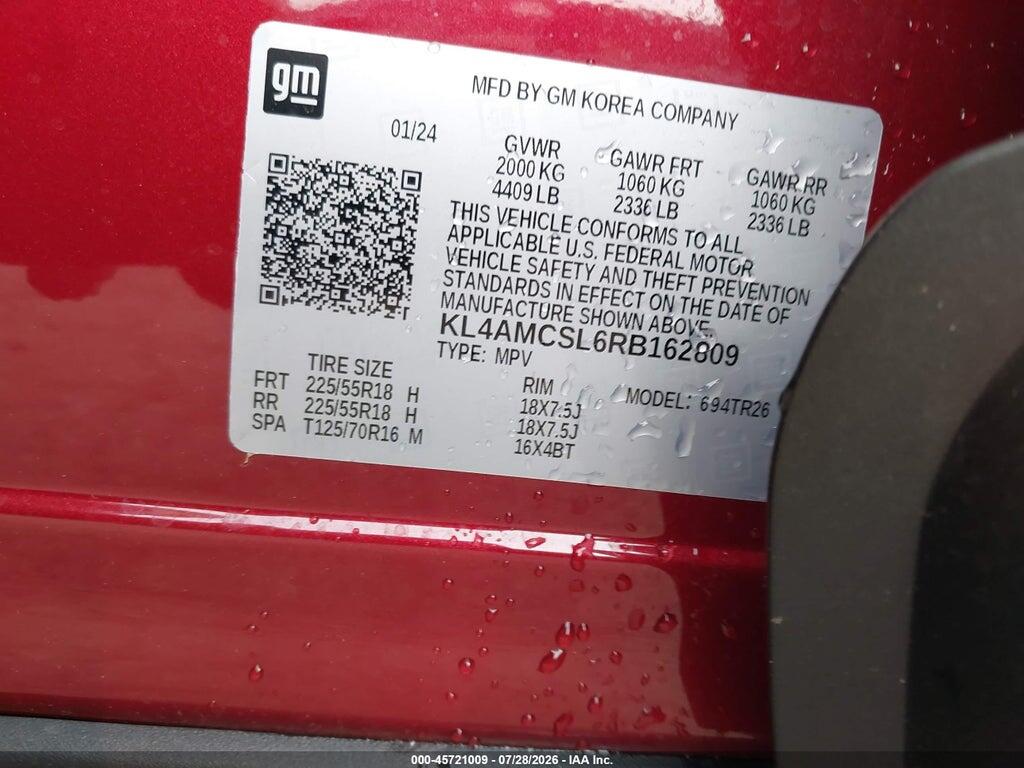 KL4AMCSL6RB162809 2024 BUICK ENCORE GX photo no. 9