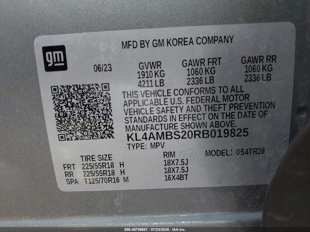 KL4AMBS20RB019825 2024 BUICK ENCORE GX photo no. 9