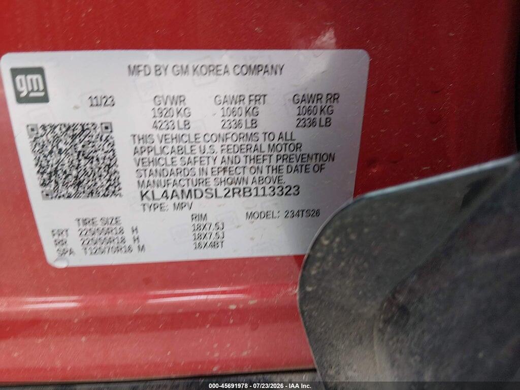 KL4AMDSL2RB113323 2024 BUICK ENCORE GX photo no. 9