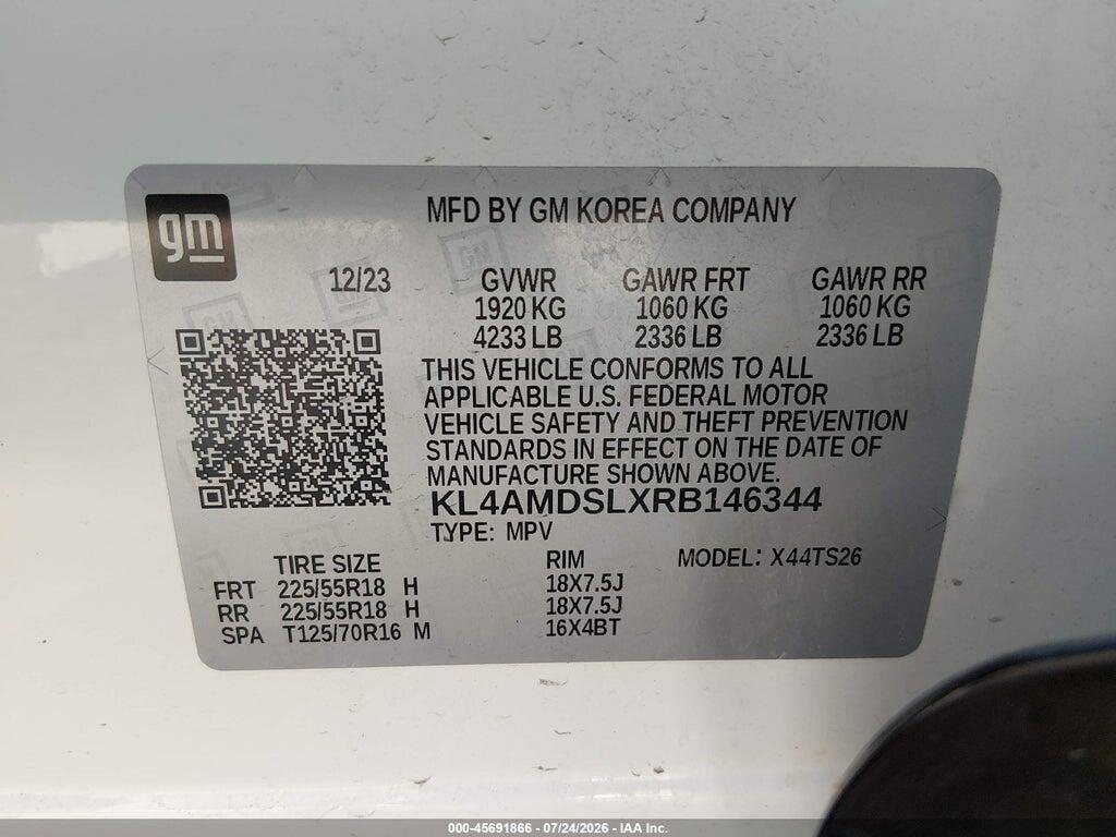 KL4AMDSLXRB146344 2024 BUICK ENCORE GX photo no. 9