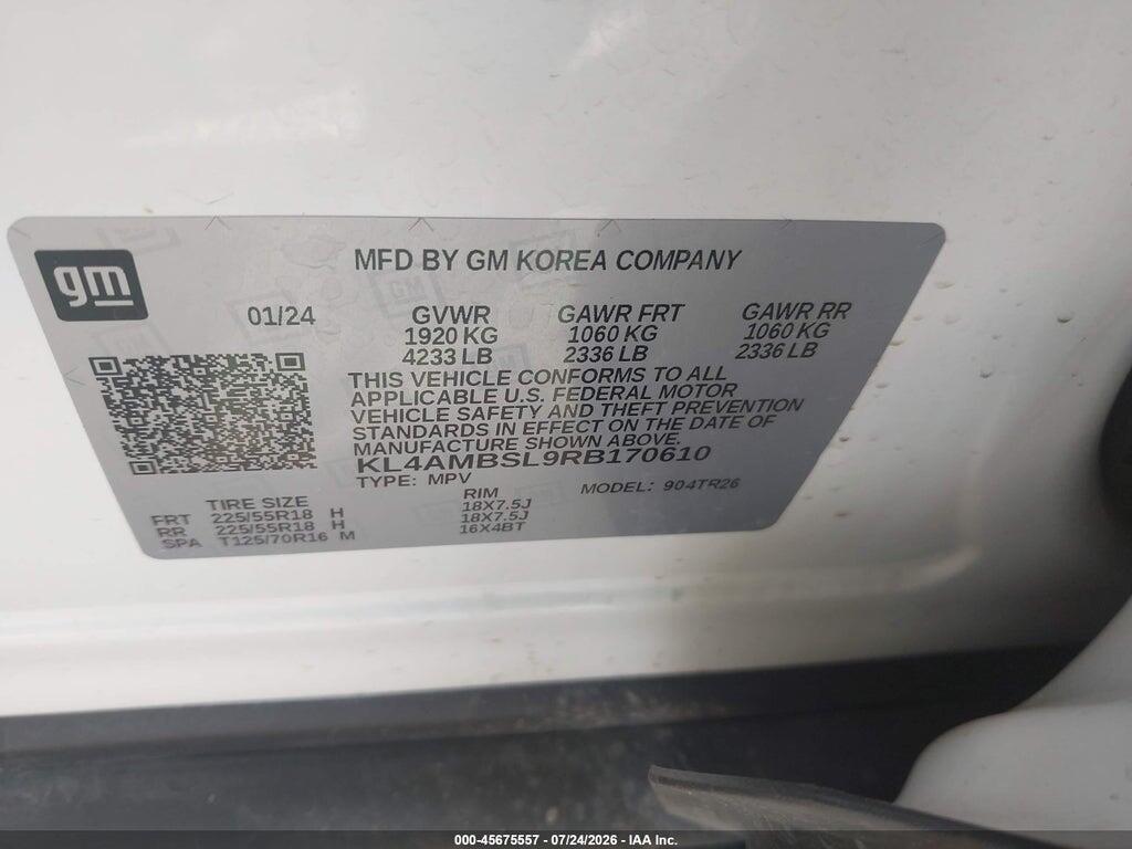KL4AMBSL9RB170610 2024 BUICK ENCORE GX photo no. 9