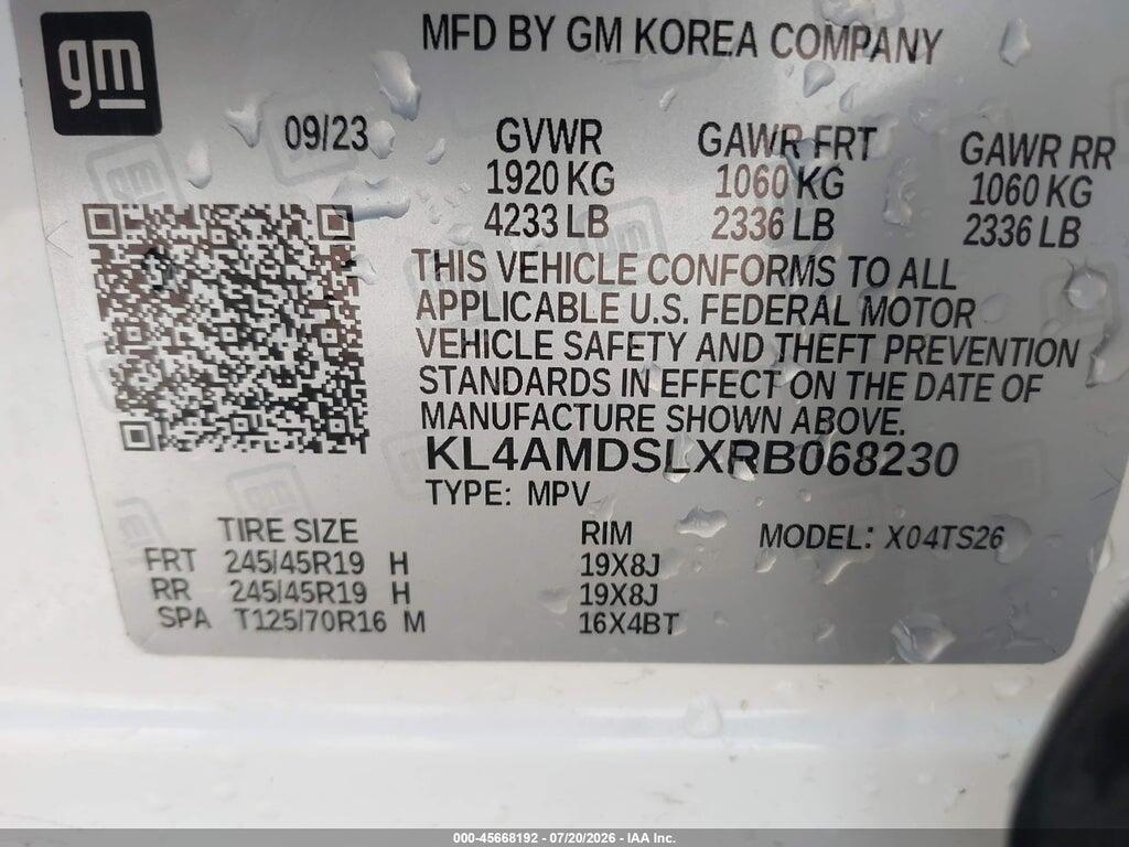 KL4AMDSLXRB068230 2024 BUICK ENCORE GX photo no. 9