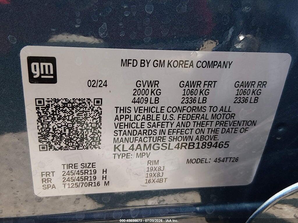 KL4AMGSL4RB189465 2024 BUICK ENCORE GX photo no. 9