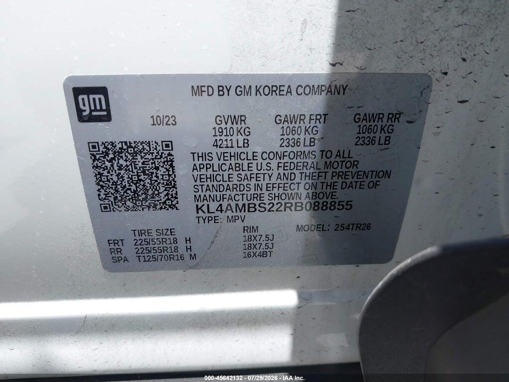 KL4AMBS22RB088855 2024 BUICK ENCORE GX photo no. 9