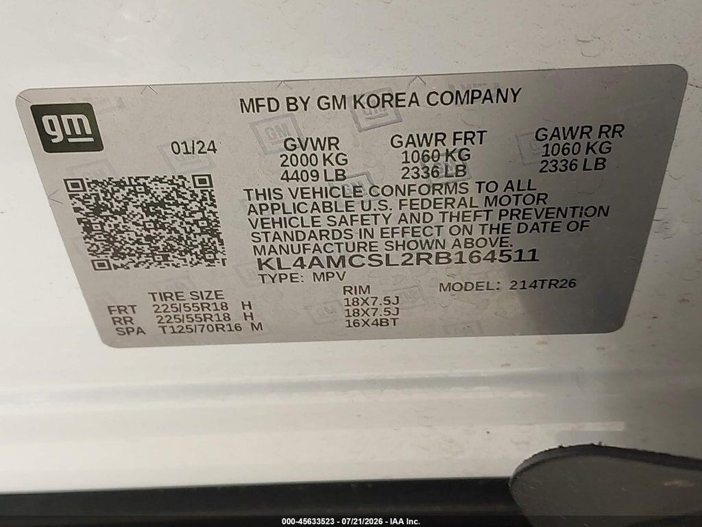 KL4AMCSL2RB164511 2024 BUICK ENCORE GX photo no. 9